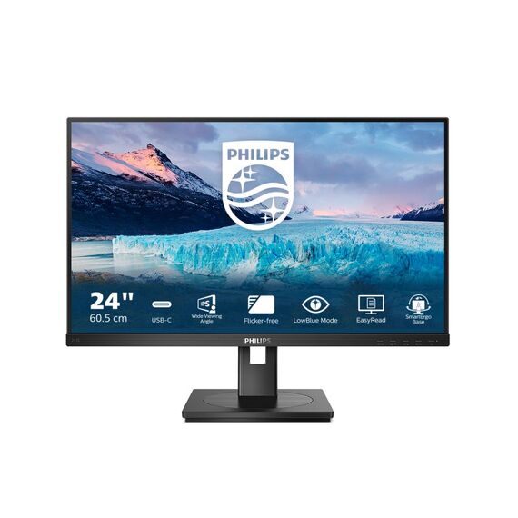 Philips S Line 243S1/00 Computerbildschirm 60,5 cm (23.8") 1920 x 1080 Pixel Full HD LCD Schwarz, 2 image