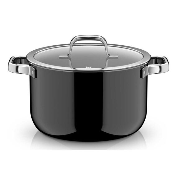 WMF Fusiontec Mineral Pro Kochtopf mit Deckel, 24 cm, Black 05.1866.5290