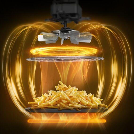 Tefal Easy Fry XL Surface FW4018E0 Fritteuse Einzelbild Eigenständig 2200 W Heißluftfritteuse Schwarz, 6 image