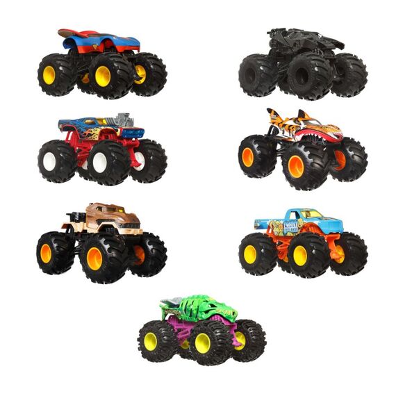 Hot Wheels Monster Trucks -Fahrzeuge im Maßstab 1:24, Die-Cast-Spielzeugtrucks zum Sammeln, 2 image