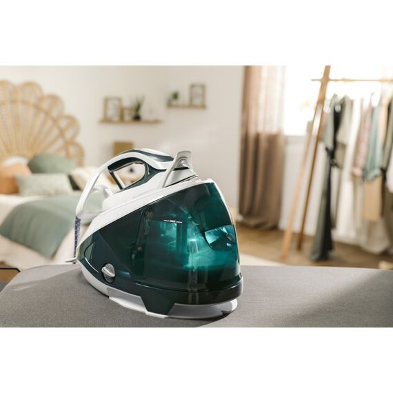Tefal Pro Express Eco GV9E21E0 Dampfbügelstation 2200 W 1,8 l Durilium AirGlide Autoclean soleplate Grün, Weiß, 6 image