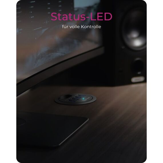 ICY BOX IB-HUB1403, 4 Port USB 3.2 Gen 1 Type-A Tisch-Hub, 9 image