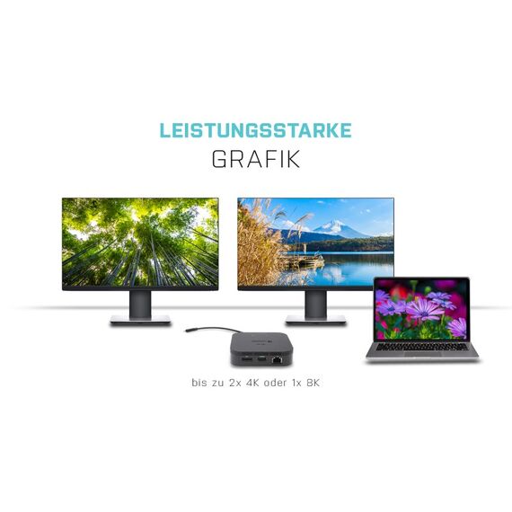 i-tec Thunderbolt 3 Travel Dock Dual 4K Display + Power Delivery 60W, 8 image