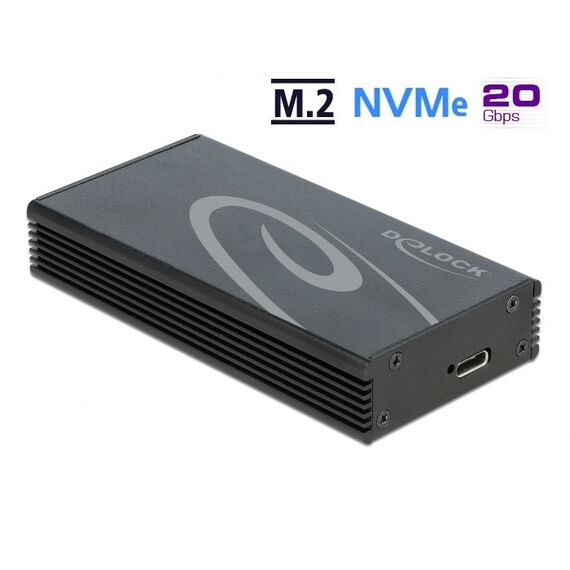 DeLOCK Externes Gehäuse für M.2 NVMe PCIe SSD mit SuperSpeed USB 20 Gbps (USB 3.2 Gen 2x2) USB Type-C Buchse, 3 image