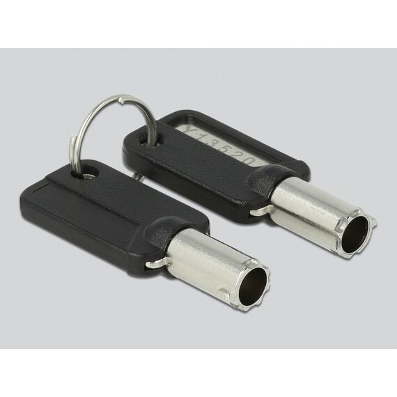 Navilock 20676 Kabelschloss Schwarz, Silber 2 m, 2 image