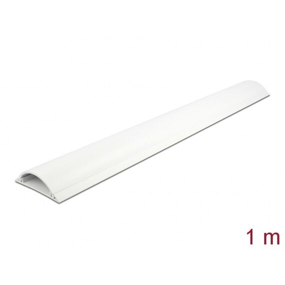 DeLOCK Kabelkanal selbstklebend 70 x 20 mm - Länge 1 m weiß