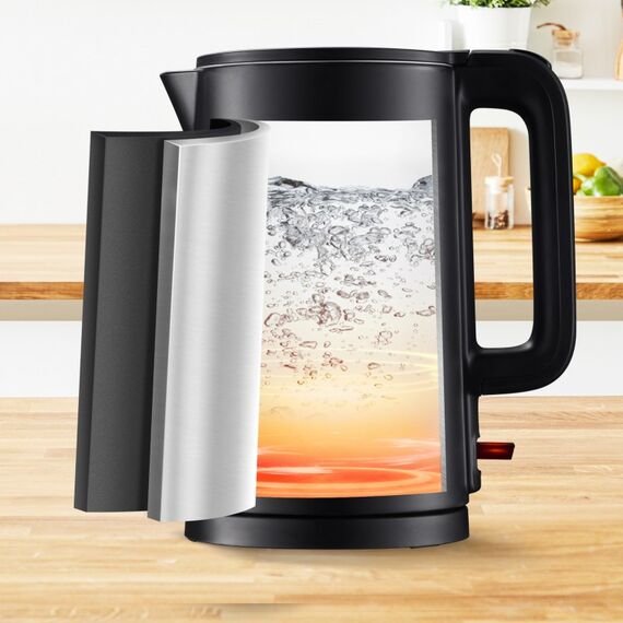 Tefal Thermo Protect KO1408E0 Wasserkocher 1,5 l 1500 W Schwarz, 6 image