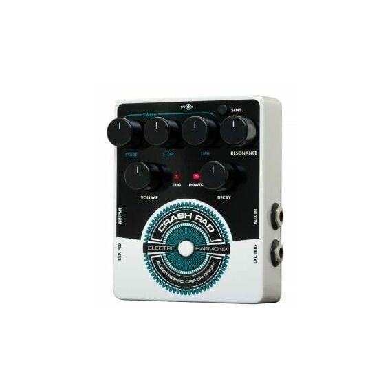 Electro-Harmonix Crash Pad Schwarz, Weiß, Farbe: Schwarz, Weiß