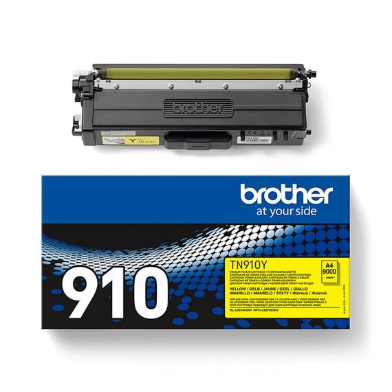 Brother TN-910Y Tonerkartusche 1 Stück(e) Original Gelb, 4 image