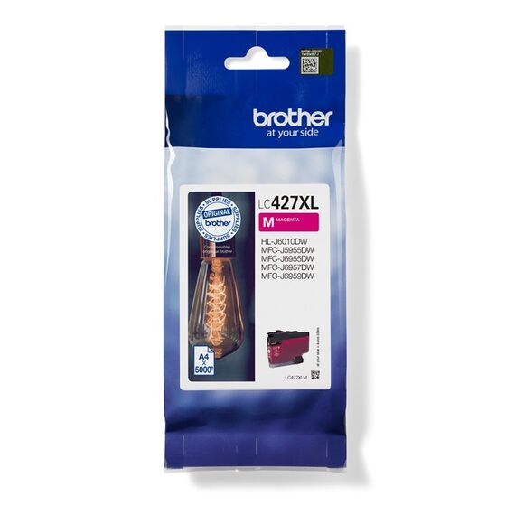 Brother LC427XLM Druckerpatrone 1 Stück(e) Original Hohe (XL-) Ausbeute Magenta