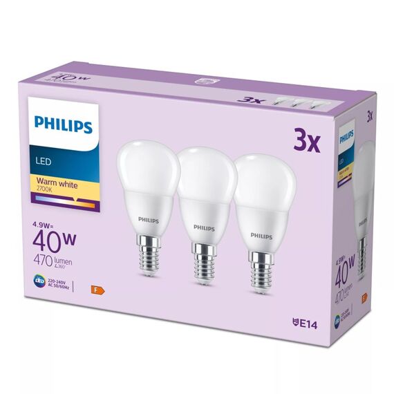 Philips 8719514459496 Led Bulb 4.9 W LED-Lampe 4,9 W E14 F, 2 image