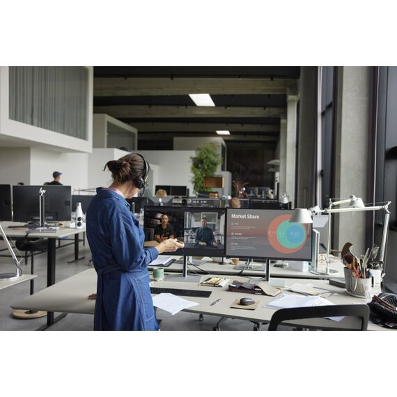 HP Poly Savi 8410 Office DECT 1880-1900 MHz Monaurales Headset, für Microsoft Teams zertifiziert, 2 image