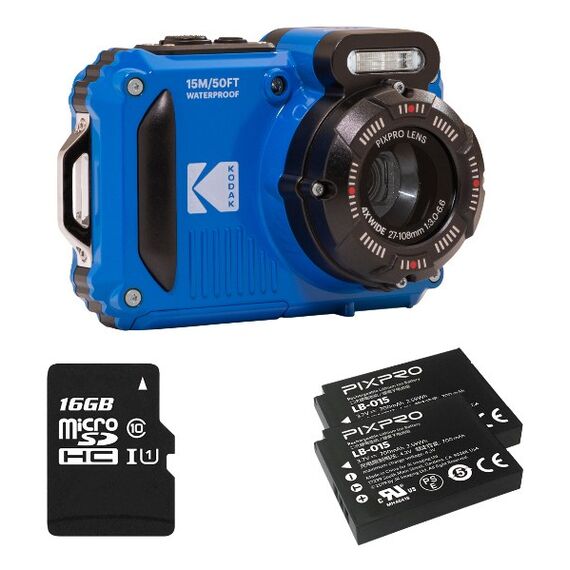 Kodak PIXPRO WPZ2 1/2.3" Kompaktkamera 16,76 MP BSI CMOS 4608 x 3456 Pixel Blau, 4 image