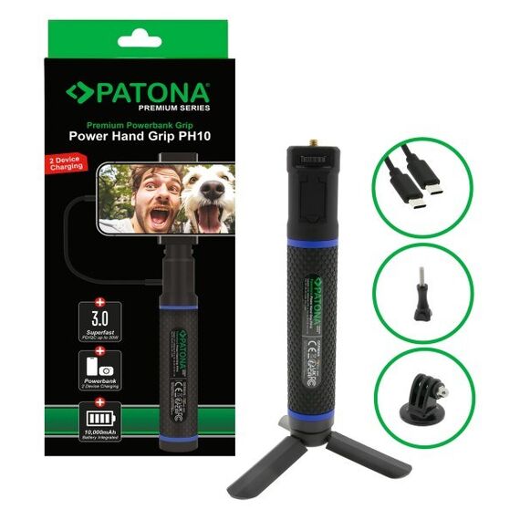 PATONA PH10 10000 mAh Schwarz