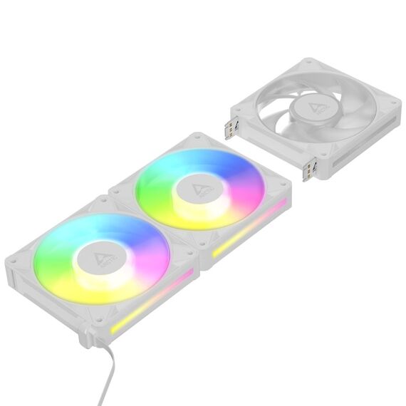 ARCTIC BioniX P12 A-RGB (White) – 3 Pack 120 mm PWM-Lüfter mit Daiy Chain, 2 image