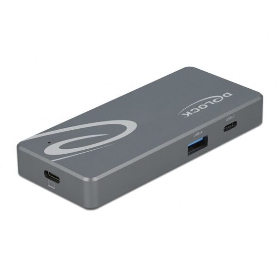 DeLOCK USB Type-C Card Reader für CFast und SD Speicherkarten + USB Hub mit Typ-A und USB Type-C Port