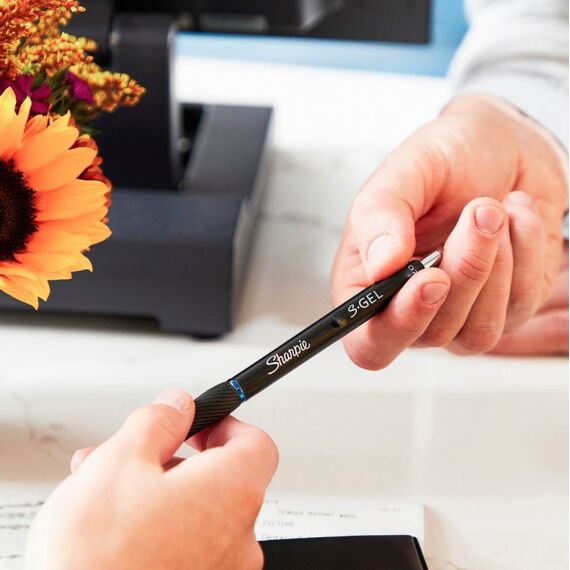 Sharpie S-Gel Ausziehbarer Gelschreiber Schwarz 3 Stück(e), 4 image