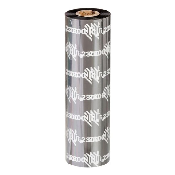 Zebra 2300 Performance Wax Thermoband 74 m Schwarz