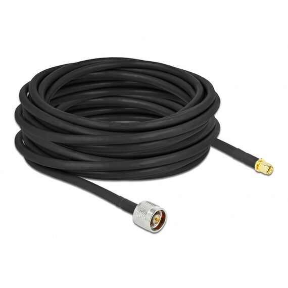 DeLOCK Antennekabel N Stecker zu SMA Stecker LMR/CFD300 10 m low loss