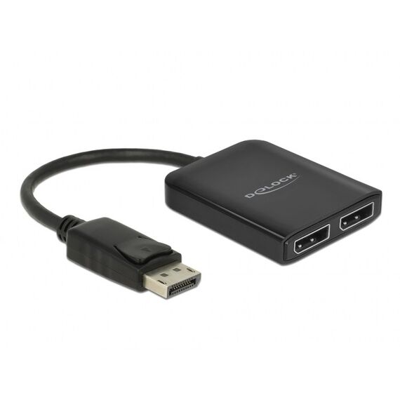 DeLOCK DisplayPort 1.4 Splitter 1 x DisplayPort zu 2 x DisplayPort MST