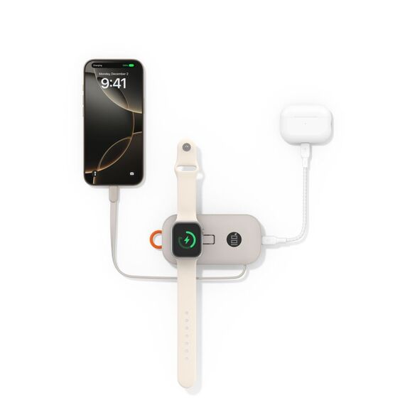 Belkin BPD012hqSA 10000 mAh Kabelloses Aufladen Sand, 3 image