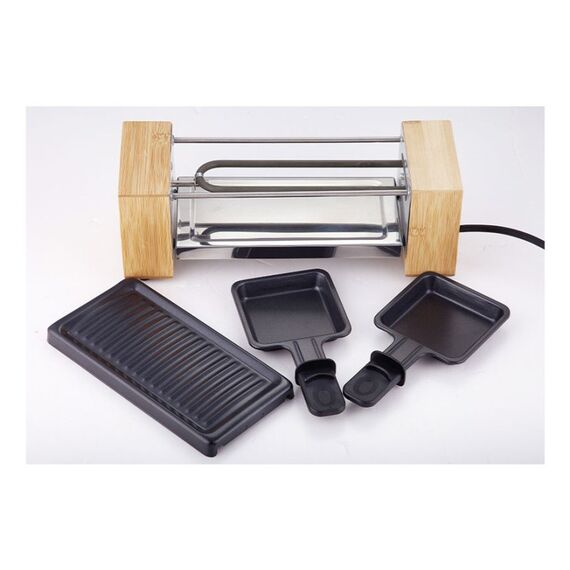 BergerLanz 111995 Raclette Grill 2 Person(en) 320 W Schwarz, Braun, 2 image