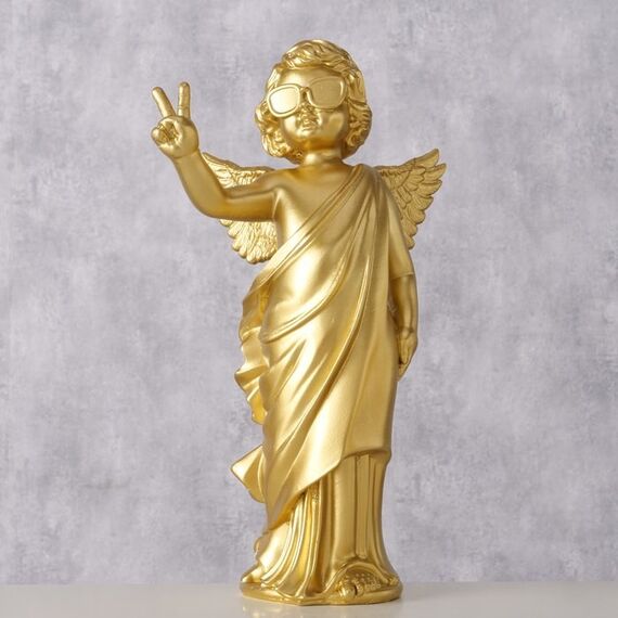 Boltze 2084316 Dekorative Statue & Figur Gold Polyresin, Kunststoff