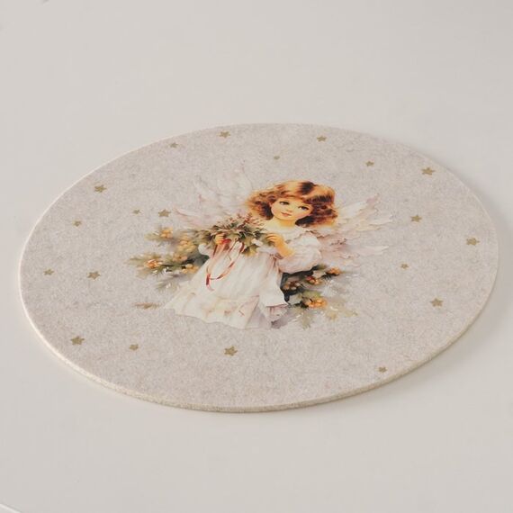 Boltze 2084628 Platzdeckchen Rund Beige, Hellbraun 1 Stück(e), 3 image