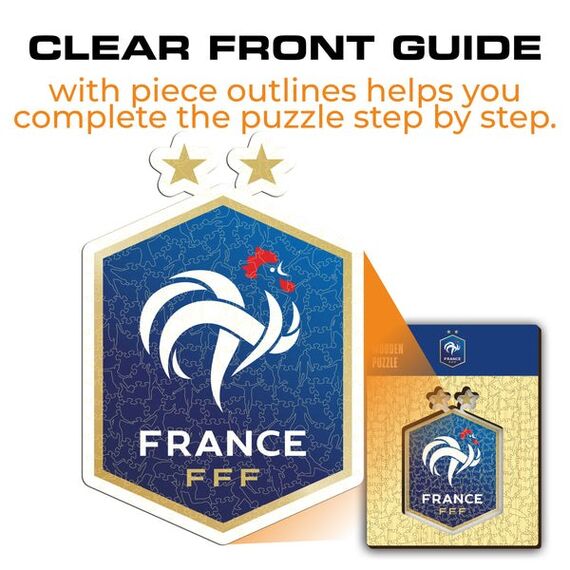 Iconic Puzzles France Logo Puzzlespiel 150 Stück(e) Sport, 5 image