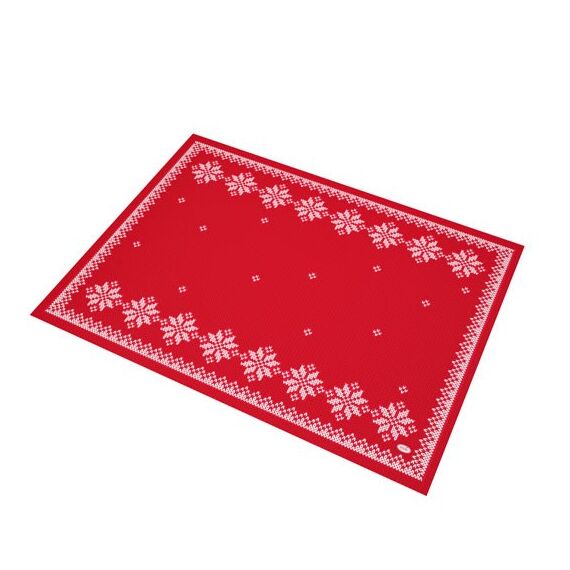 Duni 228901 Platzdeckchen Rechteck Rot, Weiß 100 Stück(e)