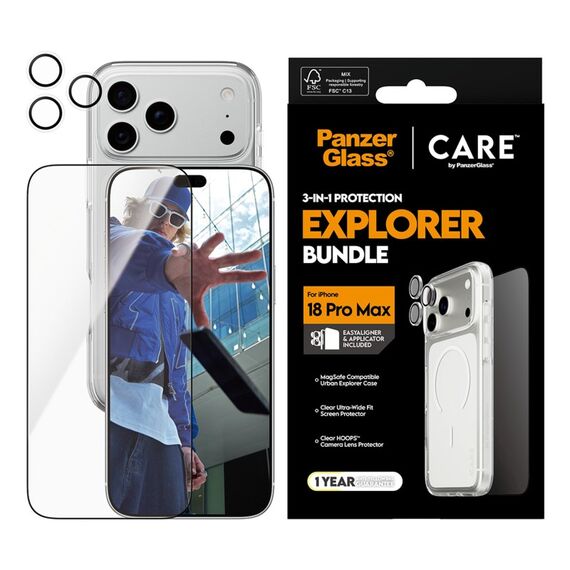 PanzerGlass CARE Flagship 3-in-1 Set iPhone 18 Pro Max