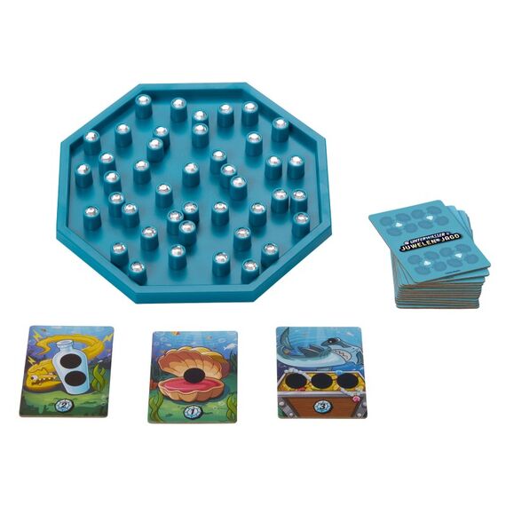 Mattel Games Diamantensuche in der Tiefsee, Familien-Brettspiel für Kinder und Erwachsene