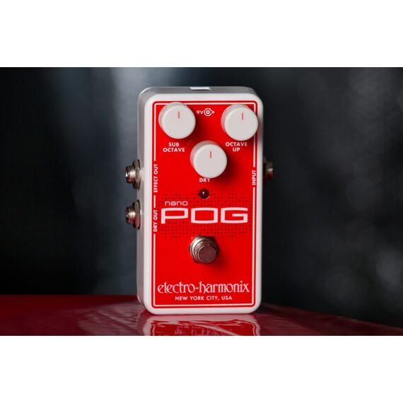 Electro-Harmonix NANOPOG Effektpedal Pedal-Volumen Rot