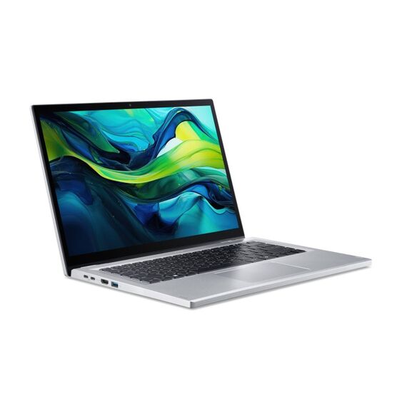 Acer Aspire AGSP14-31PT Intel® N N150 Hybrid (2-in-1) 35,6 cm (14") Touchscreen WUXGA 4 GB LPDDR5-SDRAM 128 GB UFS Wi-Fi 6 (802.11ax) Windows 11 Home in S mode Silber