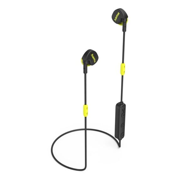 Hama Freedom Athletics II Kopfhörer Kabellos Ohrbügel, im Ohr Anrufe/Musik Bluetooth Schwarz, Gelb