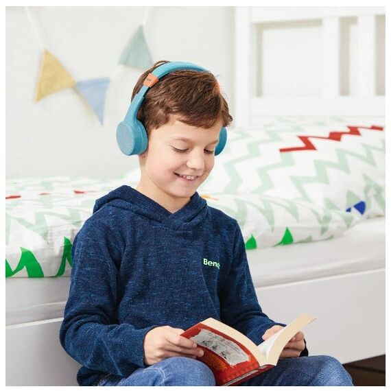 Hama Teens Guard II Kopfhörer Kabellos Kopfband Anrufe/Musik USB Typ-C Bluetooth Blau, Orange, Farbe: Blau, Orange, Länge: 0,15 m, 8 image