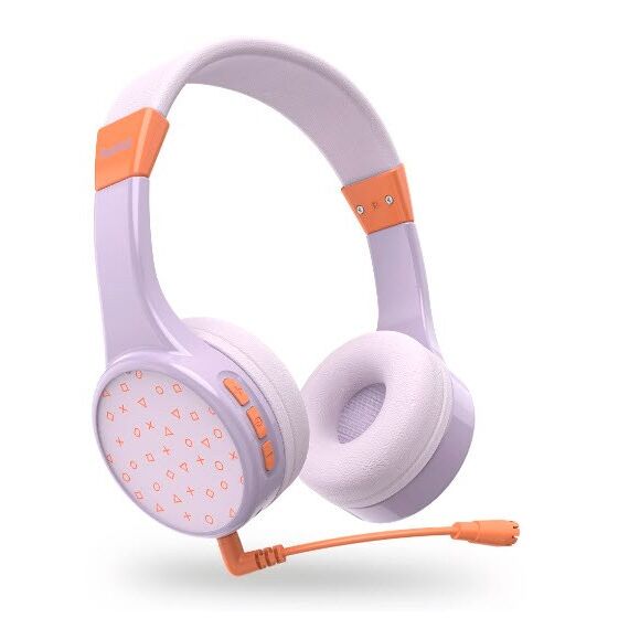 Hama Teens Guard II Kopfhörer Kabellos Kopfband Anrufe/Musik USB Typ-C Bluetooth Orange, Violett, Farbe: Orange, Violett, Länge: 0,15 m