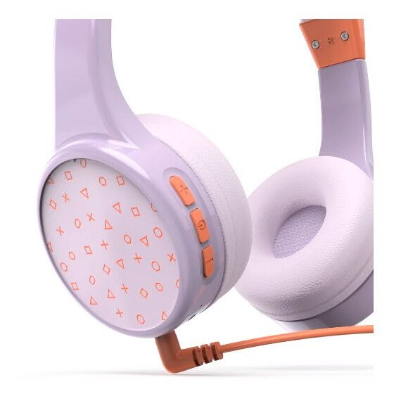Hama Teens Guard II Kopfhörer Kabellos Kopfband Anrufe/Musik USB Typ-C Bluetooth Orange, Violett, Farbe: Orange, Violett, Länge: 0,15 m, 4 image
