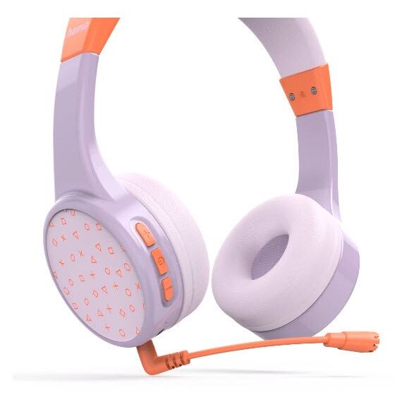 Hama Teens Guard II Kopfhörer Kabellos Kopfband Anrufe/Musik USB Typ-C Bluetooth Orange, Violett, Farbe: Orange, Violett, Länge: 0,15 m, 6 image