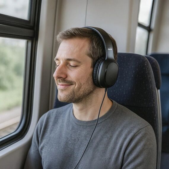 Hama 00221814 Kopfhörer & Headset Kabelgebunden Kopfband Anrufe/Musik USB Typ-C Schwarz, 3 image