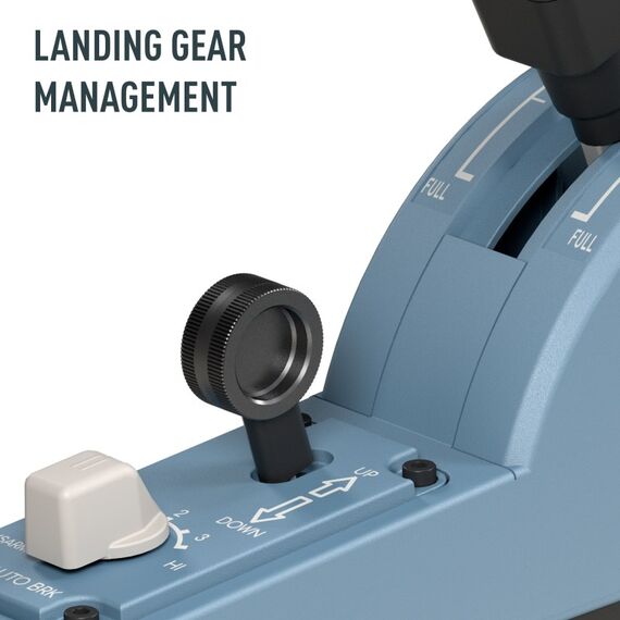 Thrustmaster TCA Quadrant Add-On Airbus Edition Blau Flugsimulation Analog / Digital PC, 5 image
