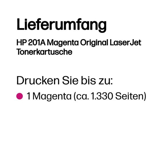 HP 201A Magenta Original LaserJet Tonerkartusche, 3 image