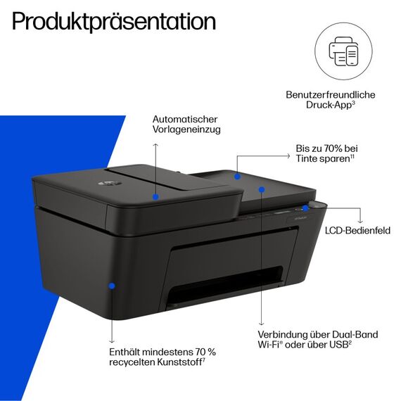 HP DeskJet 4310 Wireless All-in-One Farbe Drucker, Instant Ink, 3 image