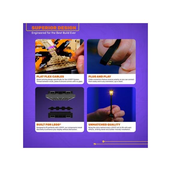Light My Bricks 103826 Bauspielzeug-Zubehör Beleuchtungsset Grau, 4 image