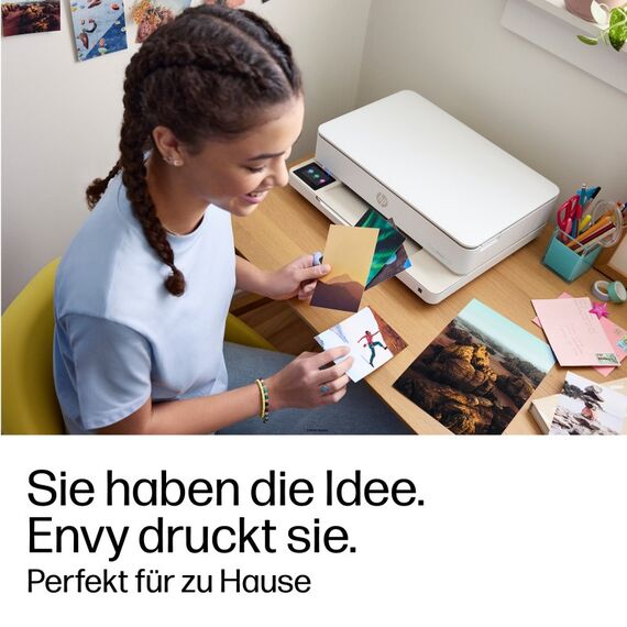 HP ENVY 6130e Wireless All-in-One Farbe Drucker, Instant Ink; Fotodruck, 17 image