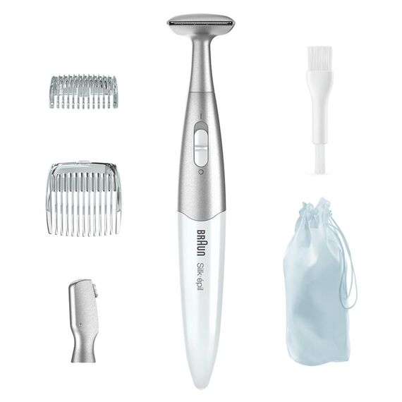 Braun Silk-épil Bikini Styler FG1100 Bikinizonen-Trimmer Weiß, Silber, 2 image
