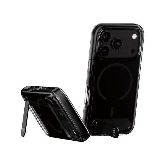 PanzerGlass CARE™ by ® Kickstand Case Smokey m. Schwarz MagSafe iPhone 18 Pro | 17 Pro, 5 image