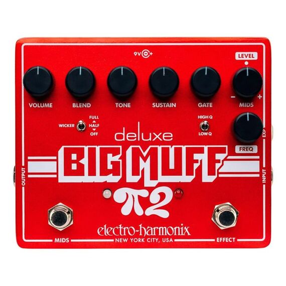 Electro-Harmonix Deluxe Big Muff Pi 2 Dual Op-Amp Fuzz Distortion & Gain Pedal