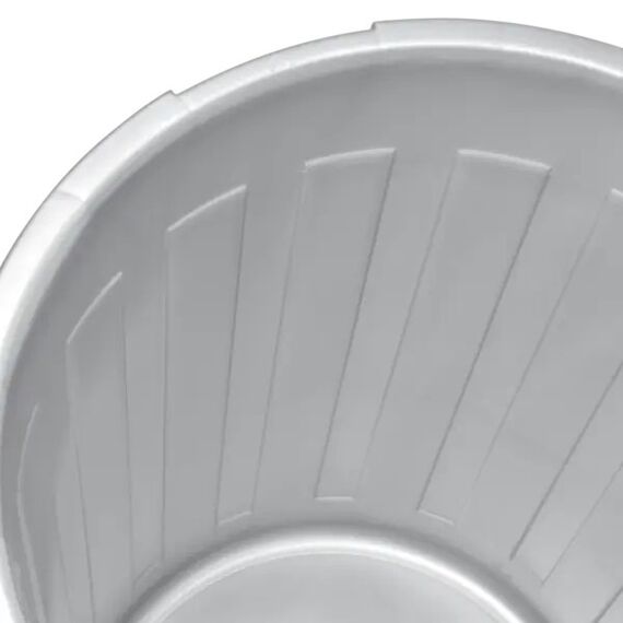 keeeper 1021416000000 Mülleimer 50 l Rund Kunststoff Silber, 2 image