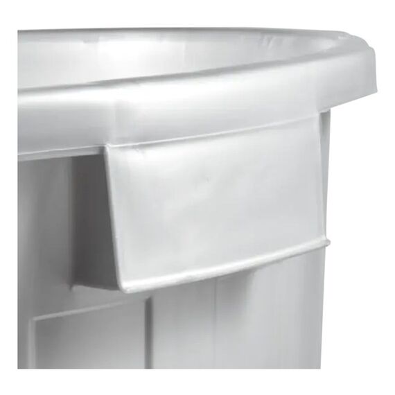 keeeper 1021416000000 Mülleimer 50 l Rund Kunststoff Silber, 3 image